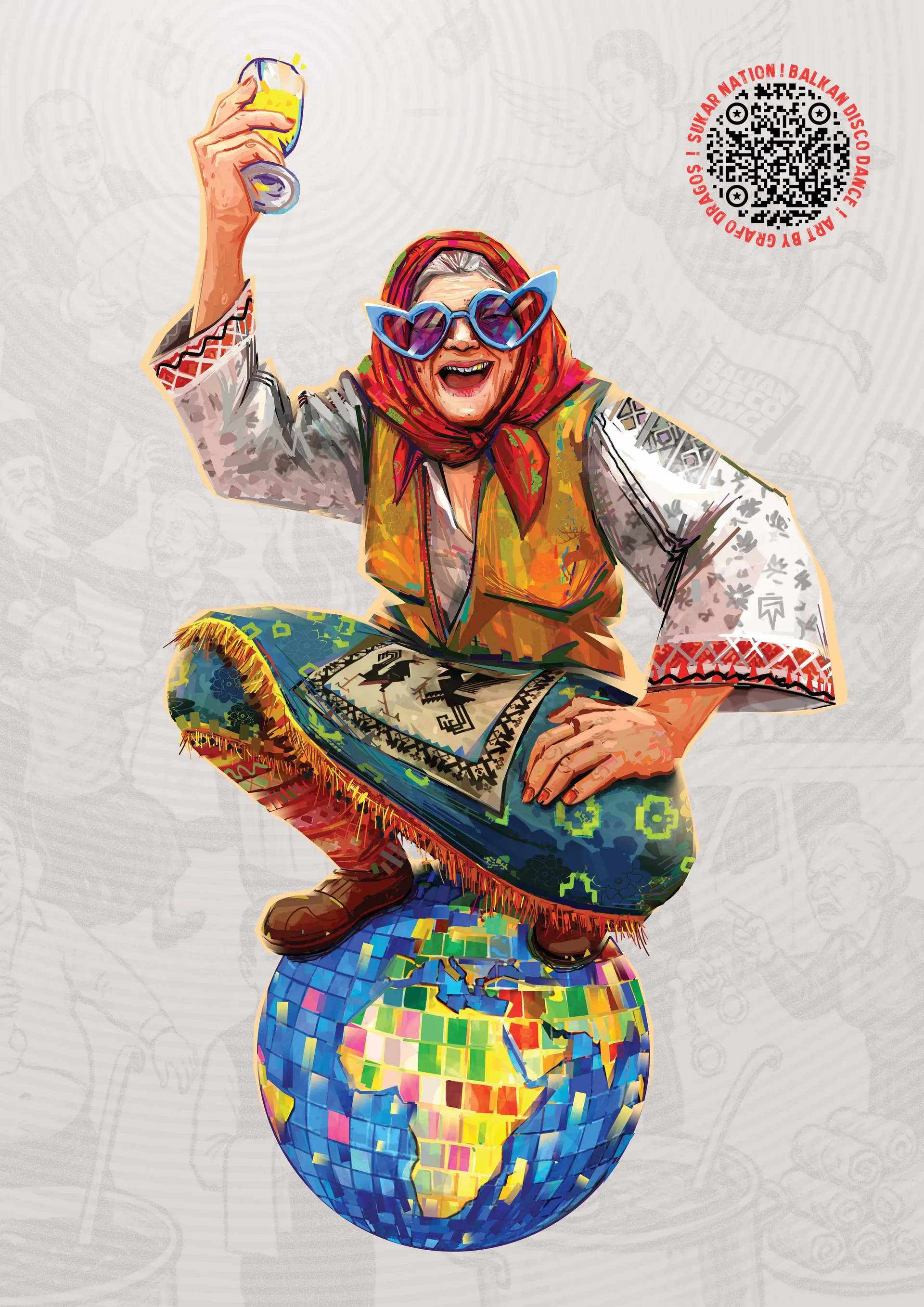 Single sukar nation balkan disco art 